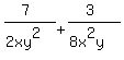 %287%29%2F%282xy%5E2%29%2B%283%29%2F%288x%5E2y%29