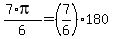 %287%2Api%29%2F6+=+%287%2F6%29%2A180
