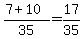 %287%2B10%29%2F35=17%2F35