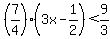 %287%2F4%29%283x-1%2F2%29%3C9%2F3