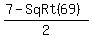 %287+-+SqRt%2869%29%29%2F2