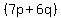 %287p%2B6q%29
