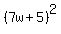 %287w%2B5%29%5E2
