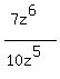 %287z%5E6%29%2F%2810z%5E5%29