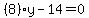 %288%29%2Ay-14=0