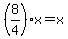 %288%2F4%29x=x
