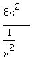 %288x%5E2%29%2F%281%2Fx%5E2%29