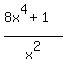 %288x%5E4%2B1%29%2Fx%5E2