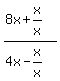 %288x+%2B+x%2Fx%29%2F%284x+-+x%2Fx%29