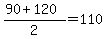 %2890%2B120%29%2F2=110