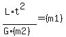 %28L+%2A+t%5E2%29%2F%28G%2A%28m2%29%29+=+%28m1%29