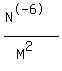 (N^-6)/(M^2)
