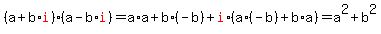 %28a%2Bb%2Ared%28i%29%29%2A%28a-b%2Ared%28i%29%29+=+a%2Aa%2Bb%2A%28-b%29+%2B+red%28i%29%2A%28a%2A%28-b%29%2Bb%2Aa%29+=+a%5E2+%2B+b%5E2
