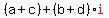 %28a%2Bc%29%2B%28b%2Bd%29%2Ared%28i%29