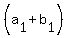 (a[1]+b[1])
