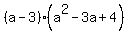 %28a+-+3%29%28a%5E2+-+3a+%2B+4%29