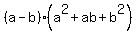 %28a+-+b%29%2A%28a%5E2%2Bab%2Bb%5E2%29