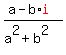 %28a-b%2Ared%28i%29%29%2F%28a%5E2%2Bb%5E2%29
