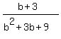 %28b%2B3%29%2F%28b%5E2%2B3b%2B9%29