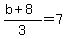 %28b%2B8%29%2F3=7