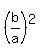 %28b%2Fa%29%5E2