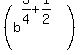 %28b%5E%283%2F4%2B1%2F2%29%29