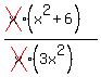 %28cross%28x%29%28x%5E2%2B6%29%29%2F%28cross%28x%29%283x%5E2%29%29