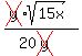 %28cross%28y%29%2Asqrt%2815x%29%29%2F%2820cross%28y%29%29