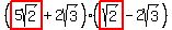 %28highlight%285sqrt%282%29%29%2B2sqrt%283%29%29%28highlight%28sqrt%282%29%29-2sqrt%283%29%29