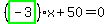 %28highlight_green%28+-3+%29%29%2Ax%2B50=0