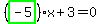 %28highlight_green%28+-5+%29%29%2Ax%2B3=0