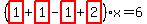 %28highlight_red%28+1+%29%2Bhighlight_red%28+1+%29-highlight_red%28+1+%29%2Bhighlight_red%28+2+%29%29%2Ax=6