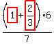 %28highlight_red%28+1+%29%2Bhighlight_red%28+2%2F3+%29%29%2F7%2A6