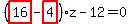 %28highlight_red%28+16+%29-highlight_red%28+4+%29%29%2Az-12=0