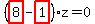 %28highlight_red%28+8+%29-highlight_red%28+1+%29%29%2Az=0
