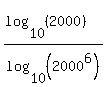 %28log%2810%2C%282000%29%29%29%2Flog%2810%2C%282000%5E6%29%29