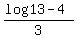 %28log13+-+4%29%2F3