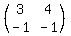%28matrix%282%2C2%2C3%2C4%2C-1%2C-1%29%29