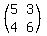 %28matrix%282%2C2%2C5%2C3%2C4%2C6%29%29