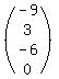 %28matrix%284%2C1%2C-9%2C3%2C-6%2C0%29%29