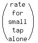 %28matrix%285%2C1%2C%0D%0A%0D%0Arate%2Cfor%2Csmall%2Ctap%2Calone%29%29