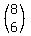 %28matrix+%282%2C+1%2C+8%2C+6%29%29