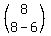 %28matrix+%282%2C+1%2C+8%2C+8-6%29%29