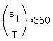 (s[1]/T)*360