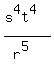 (s^4t^4)/(r^5)