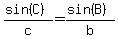 %28sin%28+C%29%29%2Fc+=+%28sin%28+B%29%29%2Fb