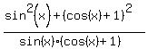 %28sin%5E2%28x%29%2B%28cos%28x%29%2B1%29%5E2%29%2F%28sin%28x%29%28cos%28x%29%2B1%29%29