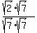%28sqrt%282%29%2Asqrt%287%29%29%2F%28sqrt%287%29%2Asqrt%287%29%29