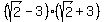 %28sqrt%282%29+-+3%29%2A%28sqrt%282%29+%2B+3%29