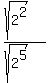 %28sqrt%282%5E2%29%29%2F%28sqrt%282%5E5%29%29+